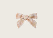 Rylee + Cru Bow - Summer Plaid  | HONEYPIEKIDS