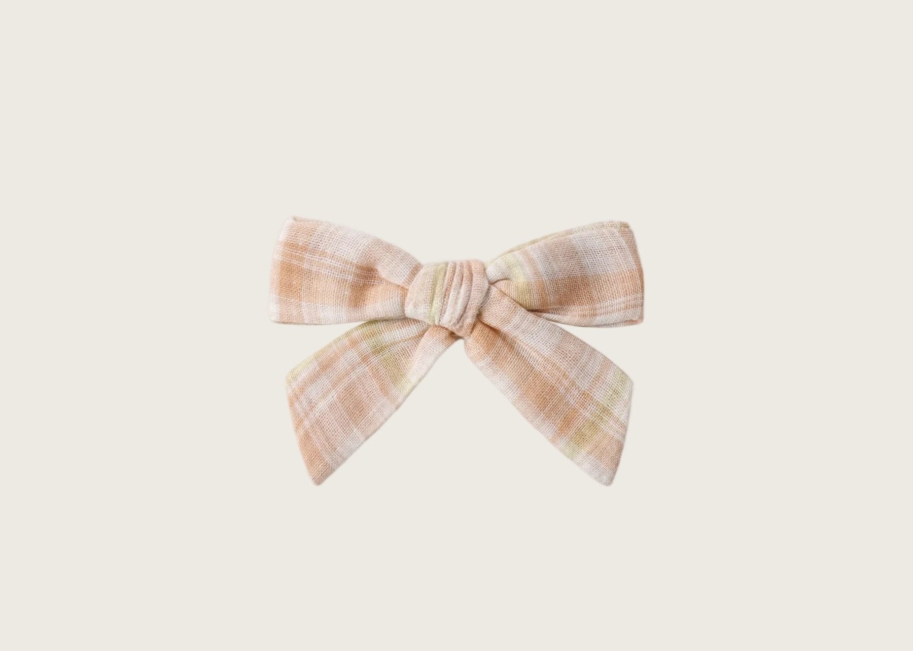 Rylee + Cru Bow - Summer Plaid  | HONEYPIEKIDS
