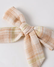 Rylee + Cru Bow - Summer Plaid  | HONEYPIEKIDS
