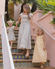 Rylee + Cru Hanna Dress - Lemon - HONEYPIEKIDS.COM