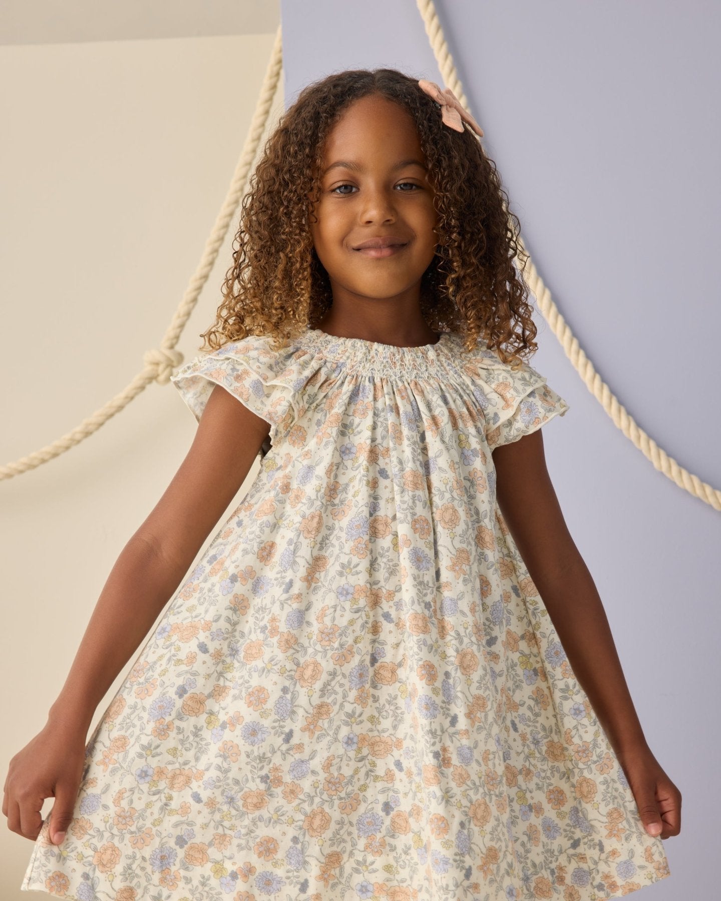 Rylee + Cru Lucia Dress Bloom | HONEYPIEKIDS