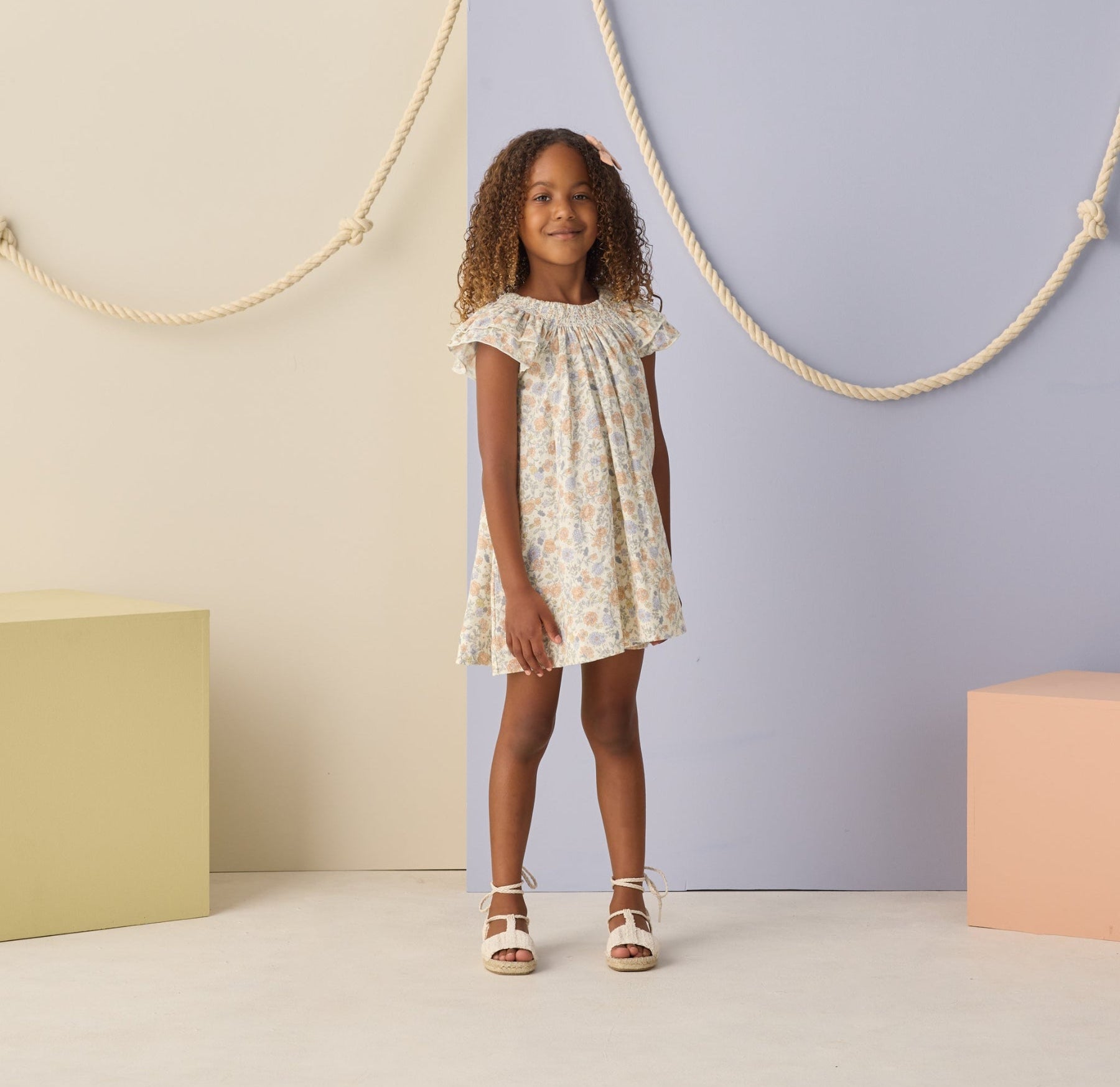 Rylee + Cru Lucia Dress Bloom | HONEYPIEKIDS.COM