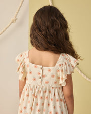 Rylee + Cru Mariposa Dress - Peaches | HONEYPIEKIDS