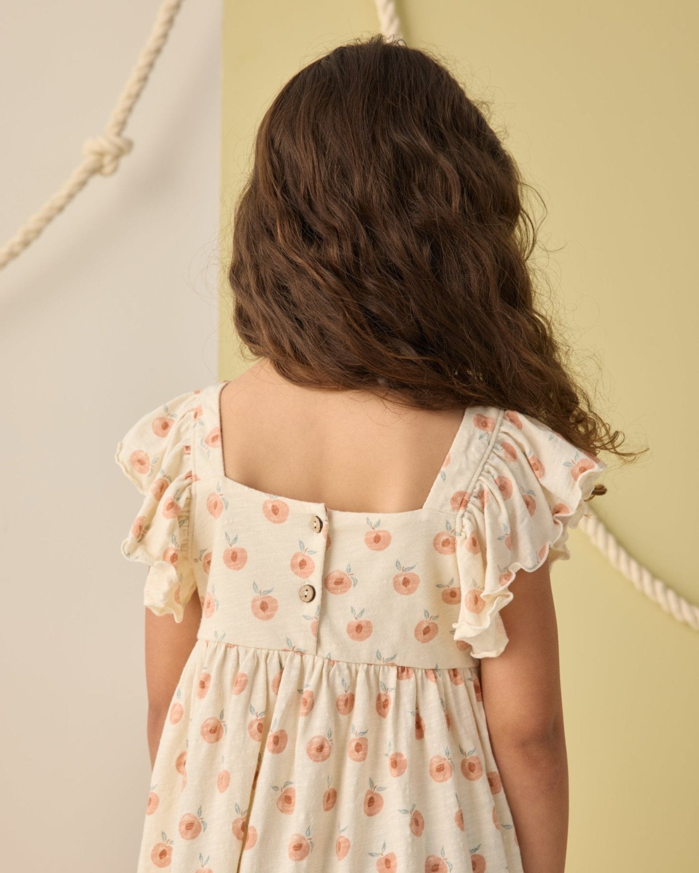Rylee + Cru Mariposa Dress - Peaches | HONEYPIEKIDS