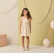 Rylee + Cru Mariposa Dress - Peaches | HONEYPIEKIDS