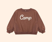 Rylee + Cru Oversized Sweatshirt Camp - Mulberry | HONEYPIEKIDS 