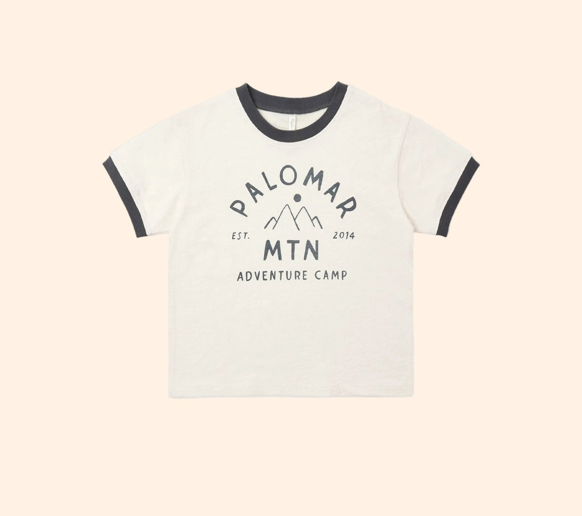 Rylee + Cru Palomar Mountain Ringer Tee - Ivory | HONEYPIEKIDS 