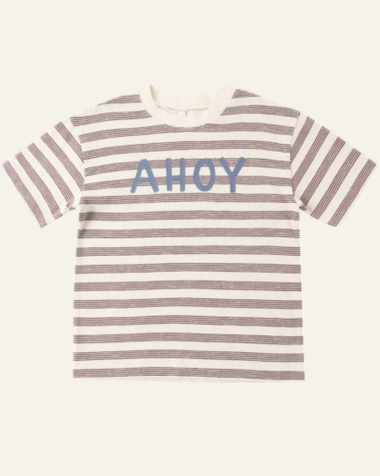 Rylee + Cru Boys RELAXED TEE AHOY - BROWN  | HONEYPIEKIDS