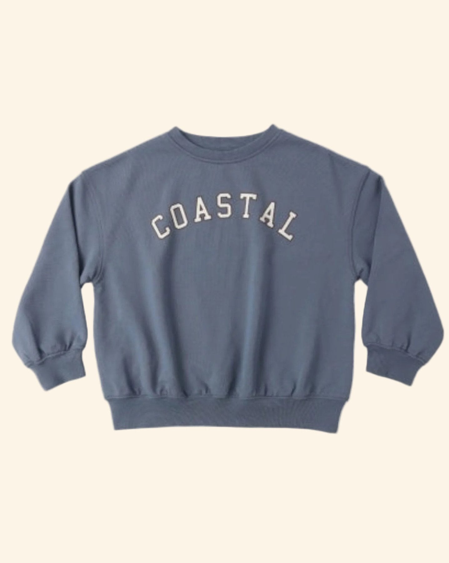 Rylee + Cru RELAXED SWEATSHIRT COASTAL - MARINE | HONEYPIEKIDS