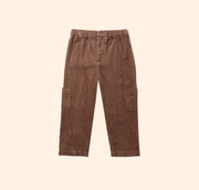 Rylee + Cru Relaxed Corduroy Cargo Pants- Mulberry | HONEYPIEKIDS 