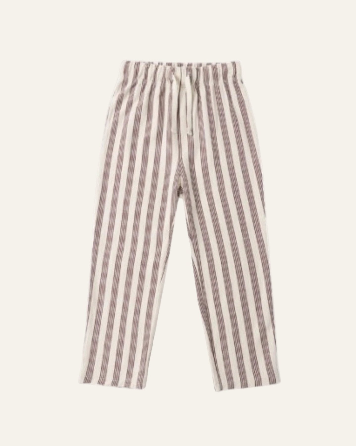 Rylee + Cru Rory Pants - Brown Stripe | HONEYPIEKIDS 
