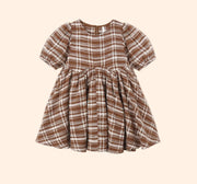 Rylee + Cru Rose Dress - Aspen Plaid | HONEYPIEKIDS 