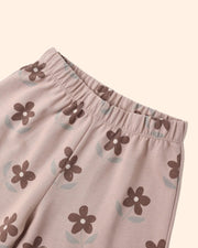 Rylee + Cru Track Pant Daisy - Rosewood | HONEYPIEKIDS 