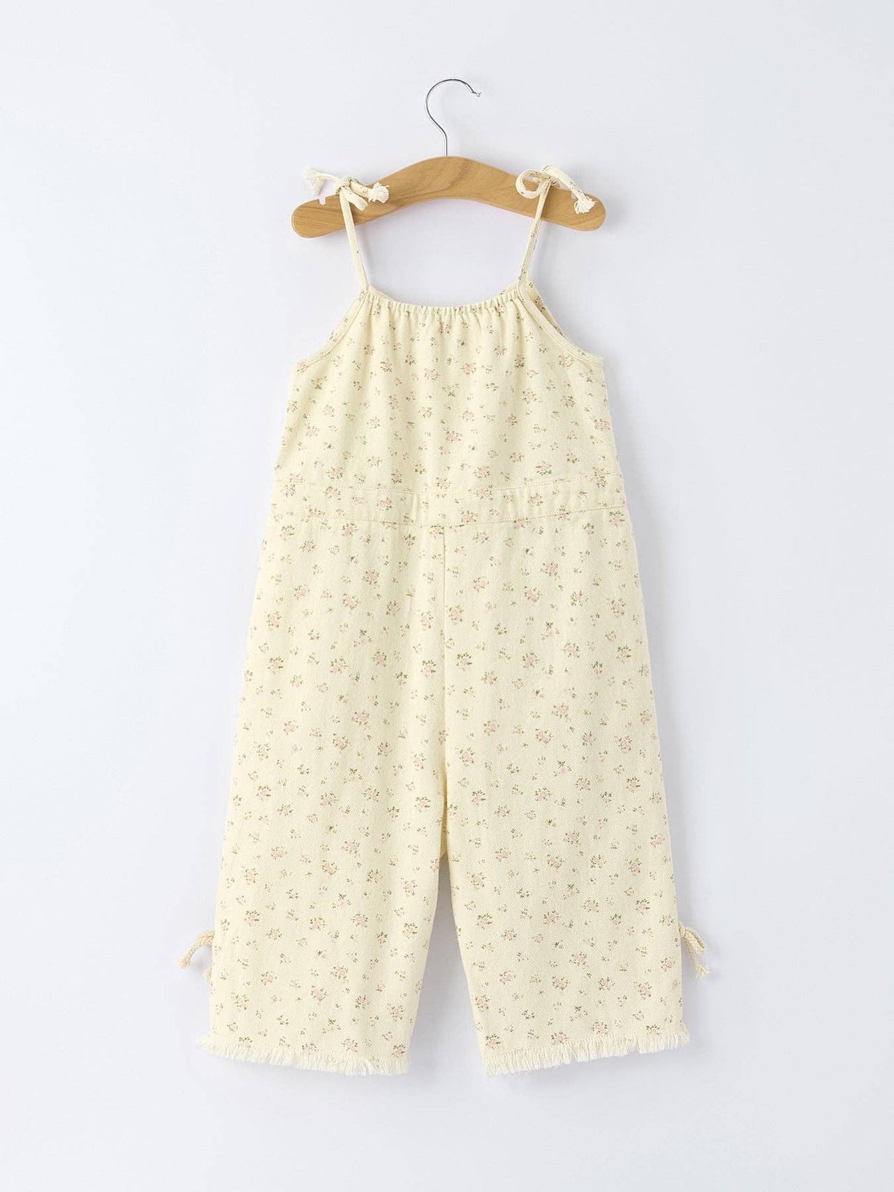Rylee Faith Designs - Floral Baby Girl Sleeveless Jumpsuit with Pockets