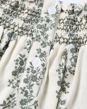 Rylee+Cru Baby Ada Romper – Green Vines | HONEYPIEKIDS 