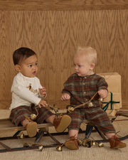 Rylee+Cru Baby Hayes Jumpsuit – HOLIDAY PLAID | HONEYPIEKIDS