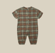 Rylee+Cru Baby Hayes Jumpsuit – HOLIDAY PLAID | HONEYPIEKIDS