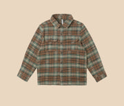 Rylee+Cru Boys Pocketed Flannel Shirt - Holiday Plaid | HONEYPIEKIDS 