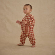 Rylee+Cru Boys Relaxed Woven Jumpsuit – Red Plaid | HONEYPIEKIDS