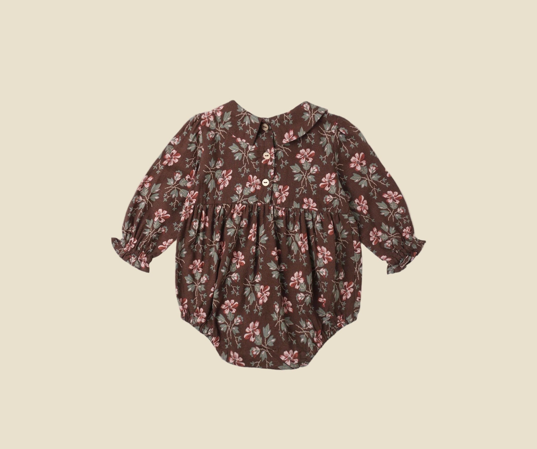 Rylee+Cru Baby Cora Romper – Winter Floral | HONEYPIEKIDS