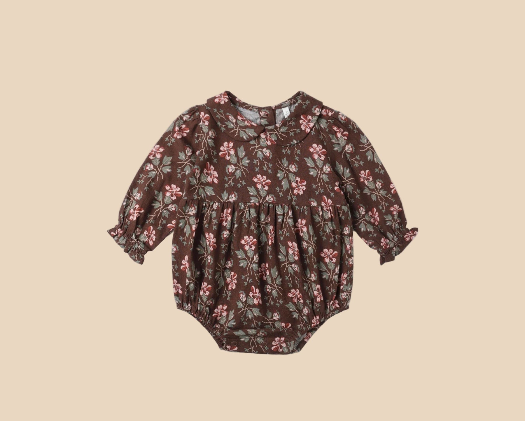 Rylee+Cru Baby Cora Romper – Winter Floral | HONEYPIEKIDS