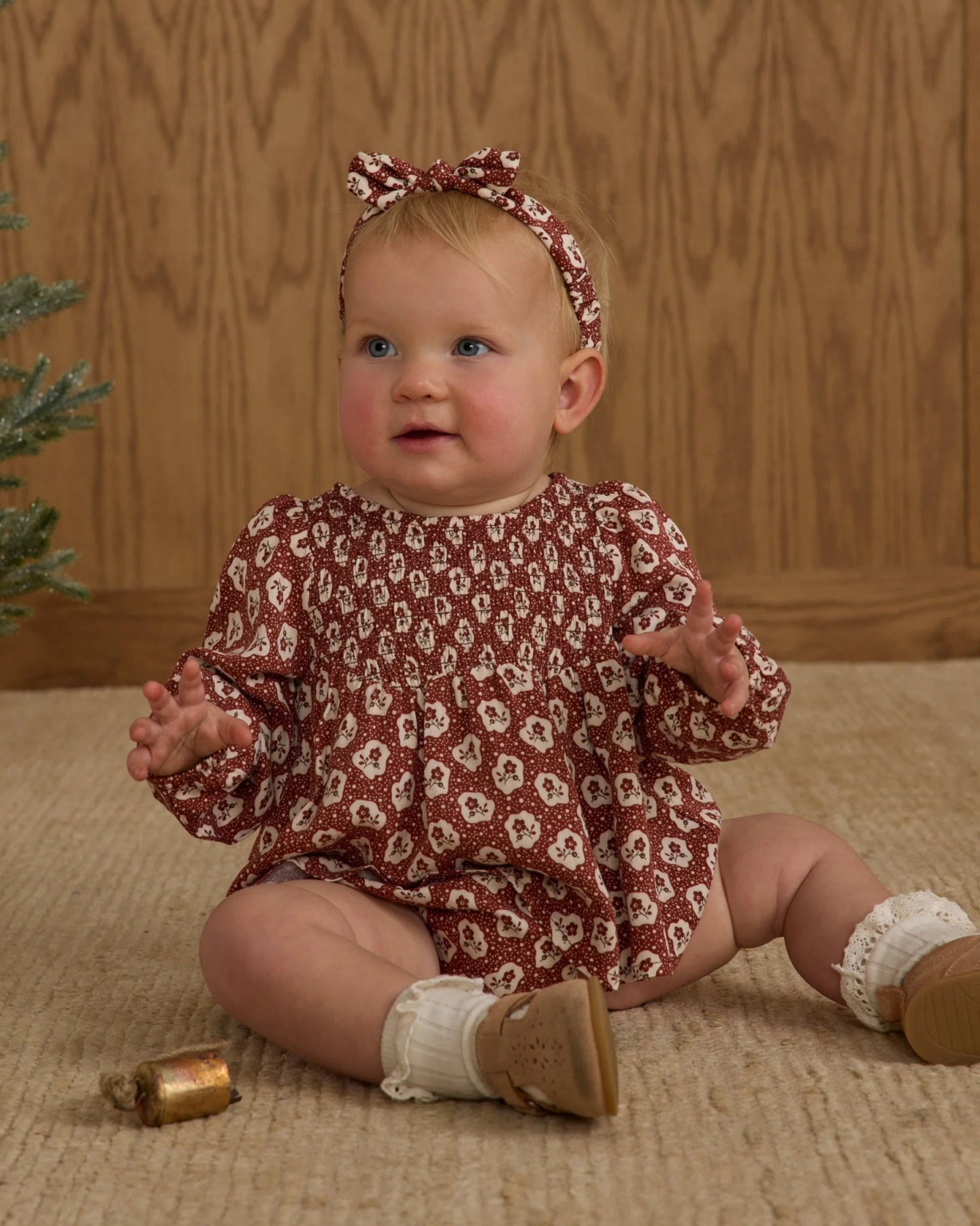 Rylee+Cru Sophia Top + Bloomer Set  – Ruby Fleur | HONEYPIEKIDS