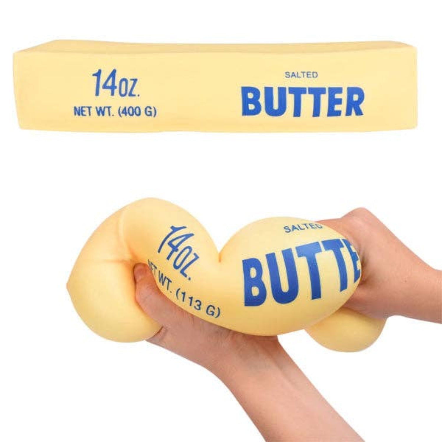 Showcase Giant Salted Butter Stick 10inch Slow-Rise Taba Squishy | HONEYPIEKIDS