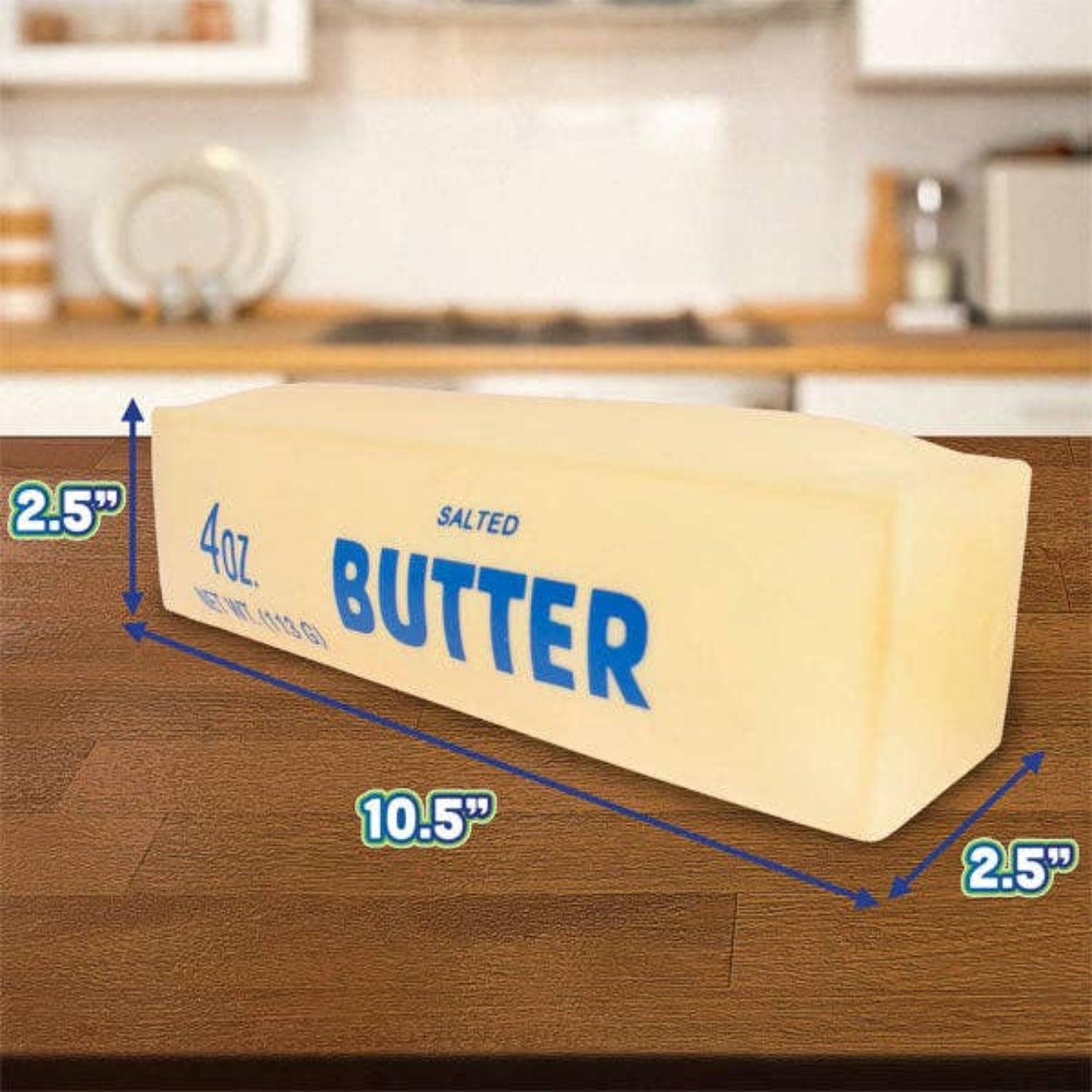Showcase Giant Salted Butter Stick 10inch Slow-Rise Squishy | HONEYPIEKIDS