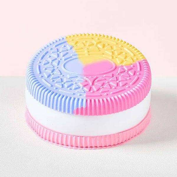 Showcase - SqueezeSquad Taba Deluxe Premium Silicone Squishy Fidget Toy - Sandwich Cookie | HONEYPIEKIDS 