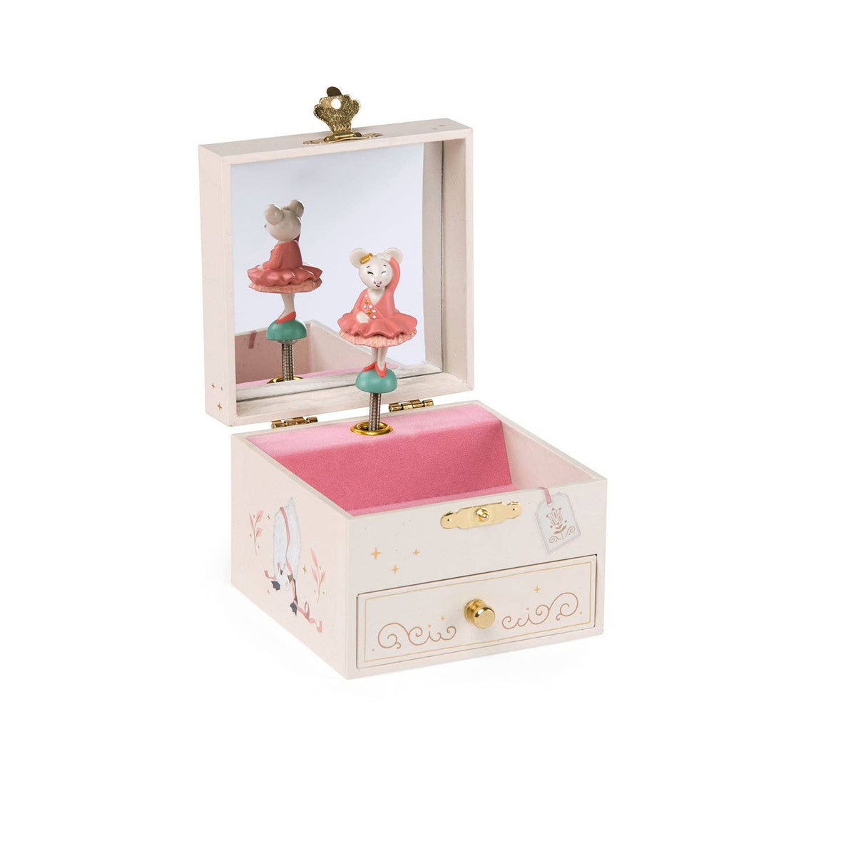 Speedy Monkey - Musical Jewelry box "The Little School Of Dance" - Musical Toy -Moulin Roty