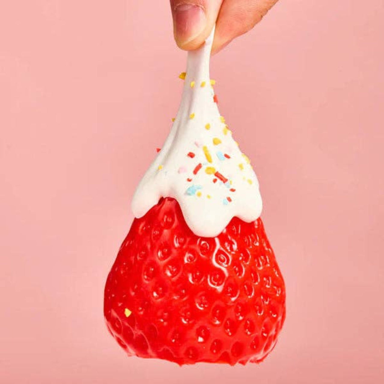 SqueezeSquad Taba Strawberry Premium Silicone Squishy Toy | HONEYPIEKIDS