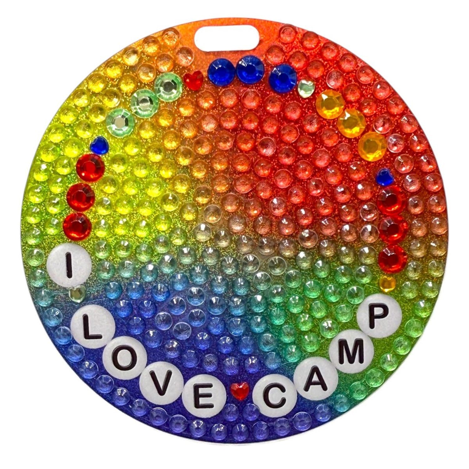 StickerBeans Bag Tag - I Love Camp Luggage Tag | HONEYPIEKIDS