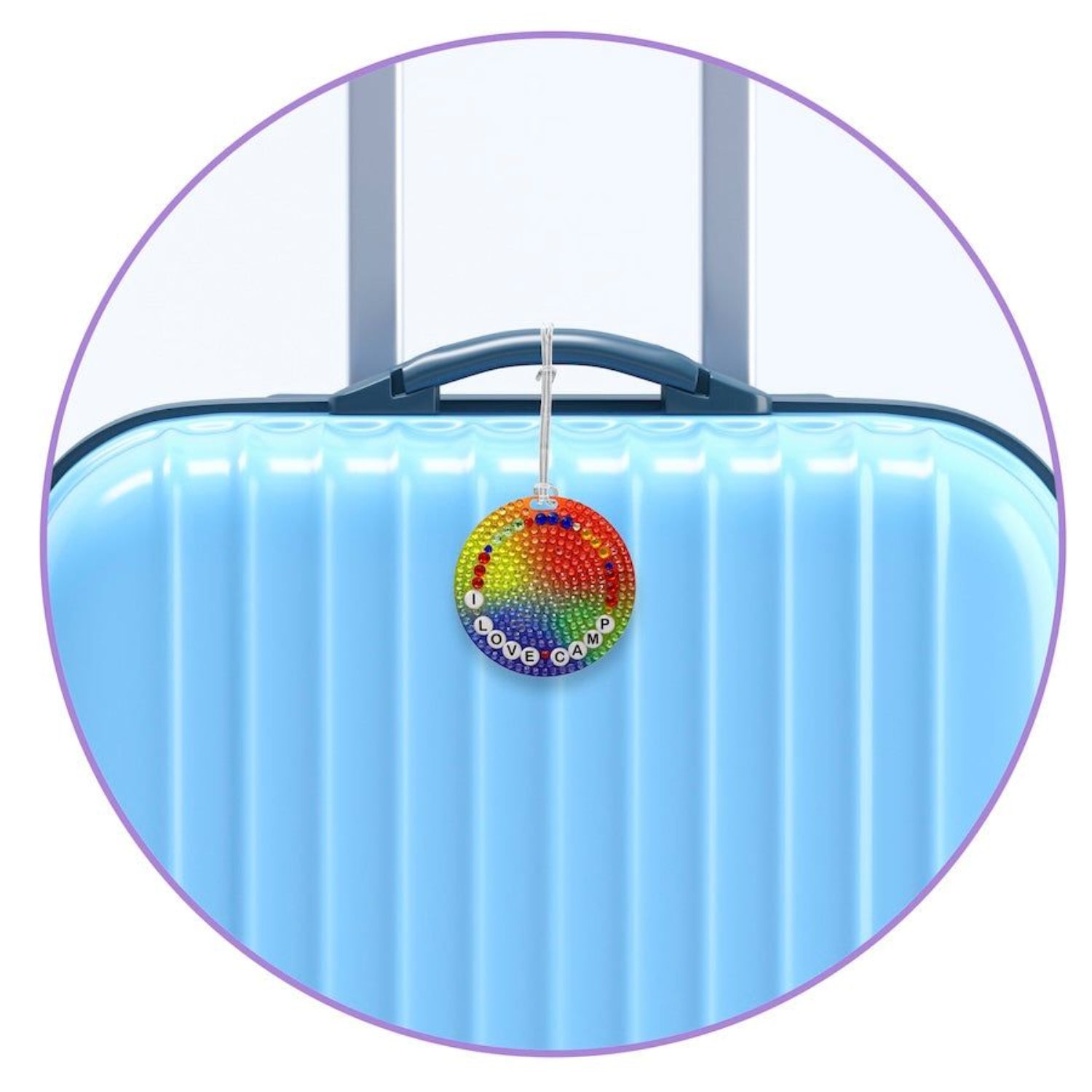 StickerBeans Bag Tag - I Love Camp Luggage Tag | HONEYPIEKIDS