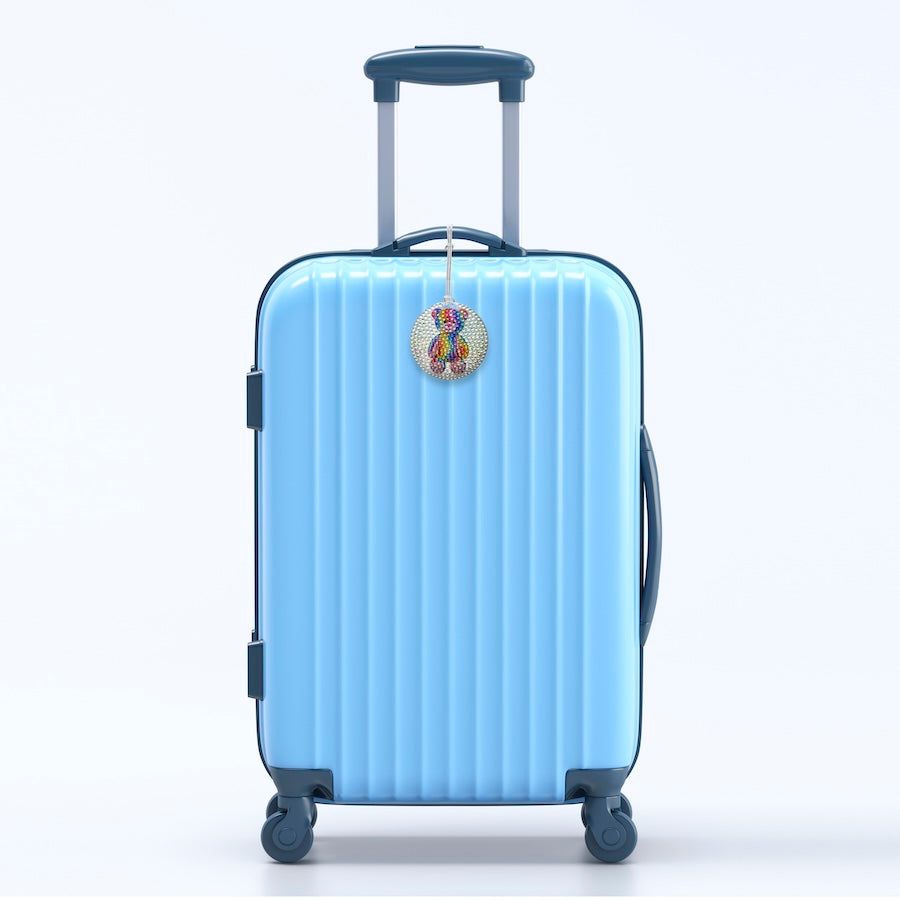 StickerBeans Bag Tag - PASTEL BEAR Luggage Tag | HONEYPIEKIDS 