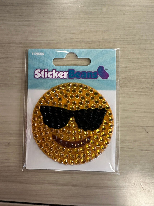 emoji with sunglasses stickerbeans | HONEYPIEKIDS