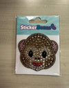monkey stickerbean sticker | HONEYPIEKIDS