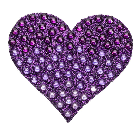 purple ombre heart stickerbean sticker | HONEYPIEKIDS