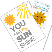 Stickerbeans You Are My Sunshine Greeting Card and Sticker | HONEYPIEKIDS