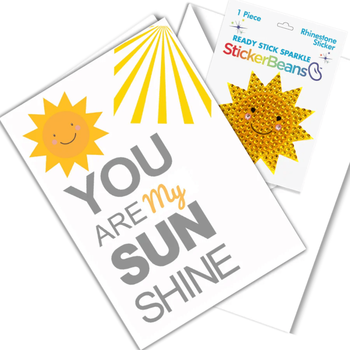 Stickerbeans You Are My Sunshine Greeting Card and Sticker | HONEYPIEKIDS