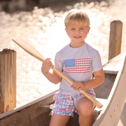 Sugar Bee Boys Swim Shorts - Cape Cod | HONEYPIEKIDS