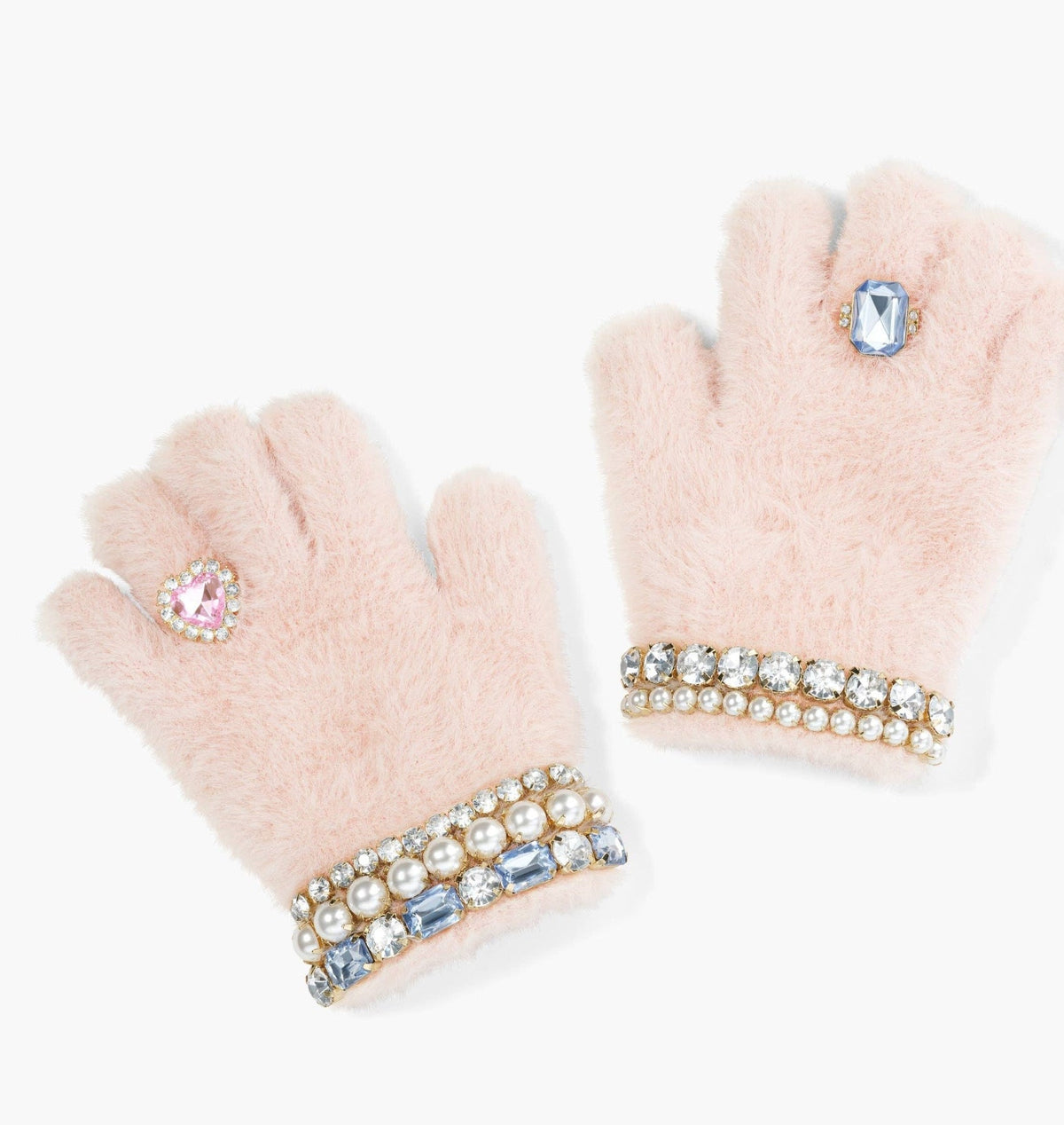 Super Smalls Girls Cotton Candy Jeweled Winter Gloves | HONEYPIEKIDS