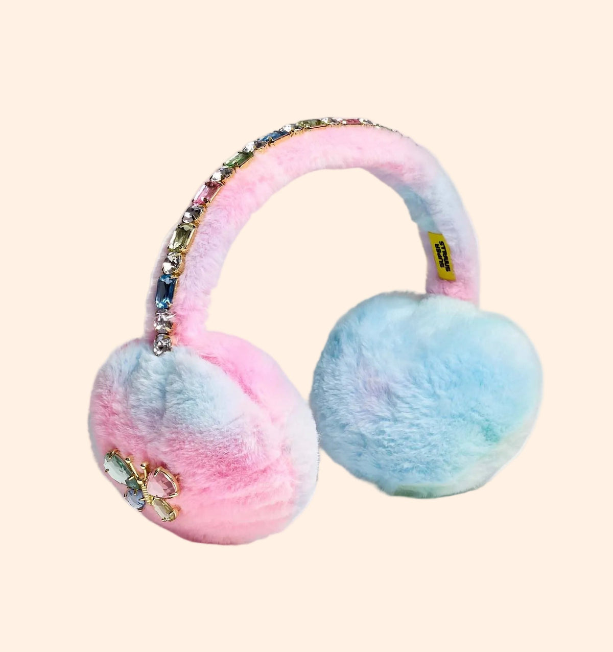 Super Smalls Girls Jeweled Rainbow Sprinkles Earmuffs | HONEYPIEKIDS