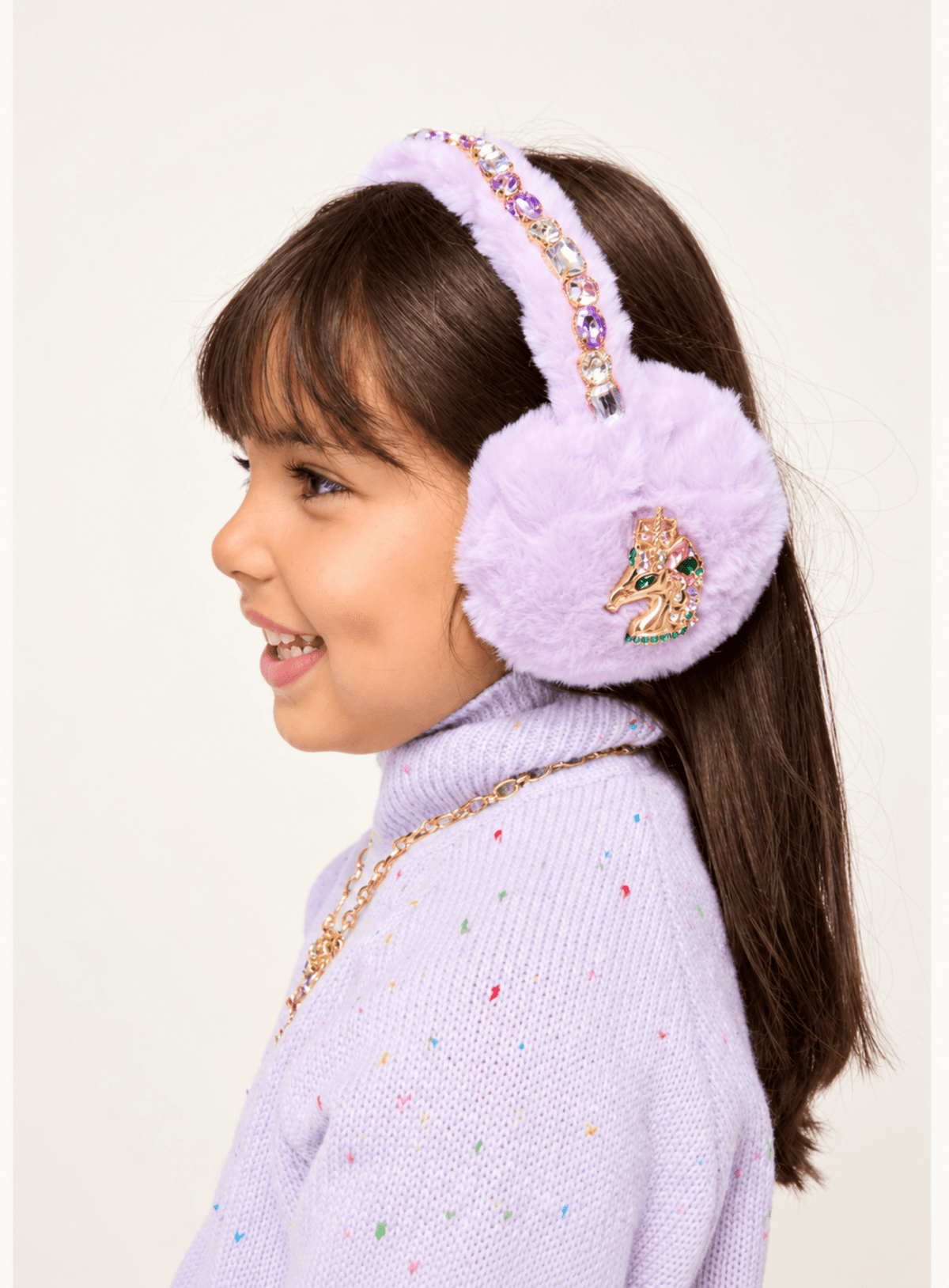 Super Smalls Jeweled Earmuffs - Lavender Dreams | HONEYPIEKIDS
