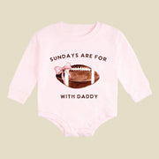 Sweet Wink Baby Football With Daddy L/S Sweatshirt Onesie - Game Day | HONEYPIEKIDS