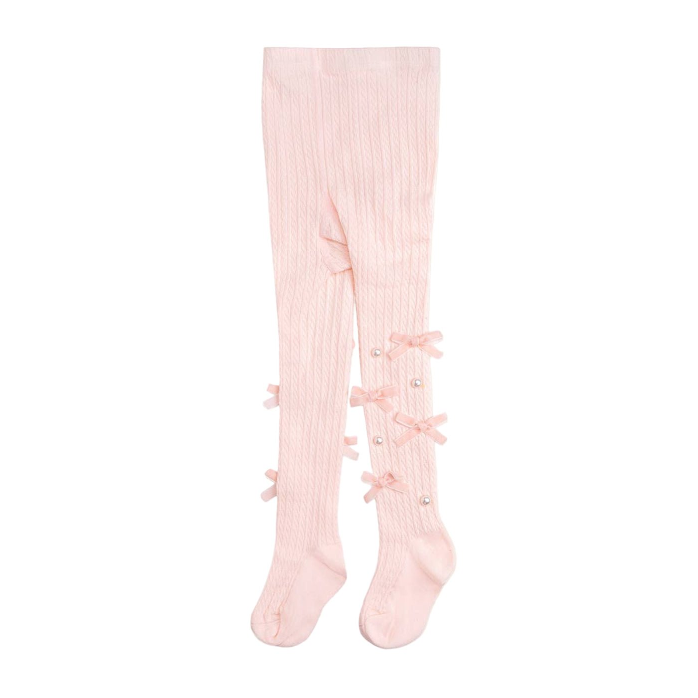 Sweet Wink Bedazzled Coquette Bow Tights  | HONEYPIEKIDS 