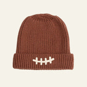 Sweet Wink Football Lace Patch Beanie Hat - Game Day | HONEYPIEKIDS 