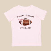 Sweet Wink Girls Football With Daddy s/s T-Shirt | HONEYPIEKIDS 