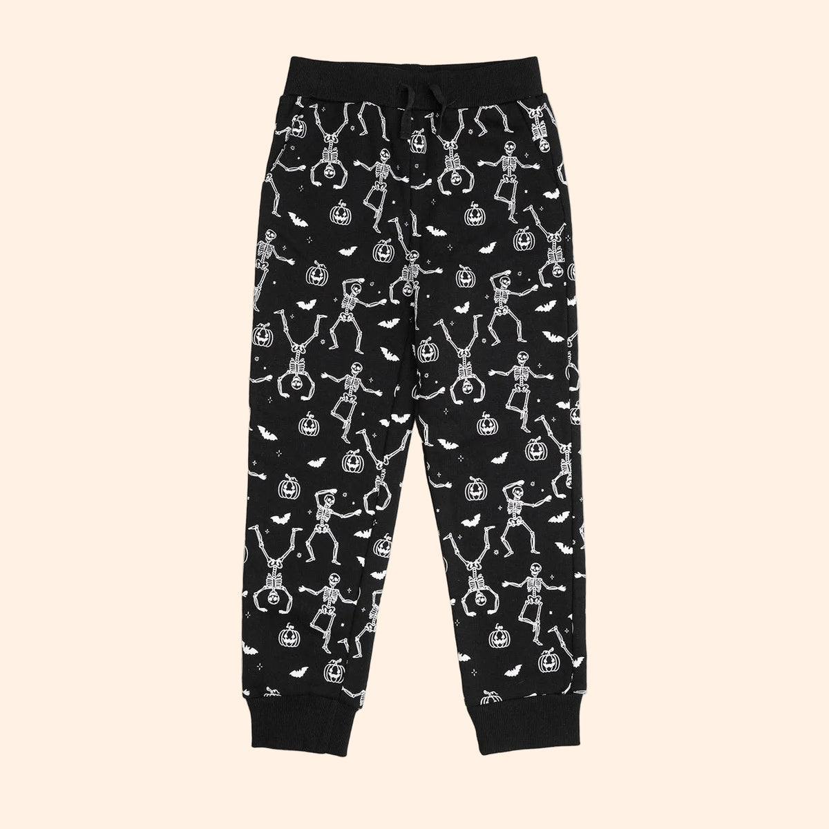 Sweet Wink - Glow In The Dark Silly Skelly Halloween Jogger - Boys | HONEYPIEKIDS 
