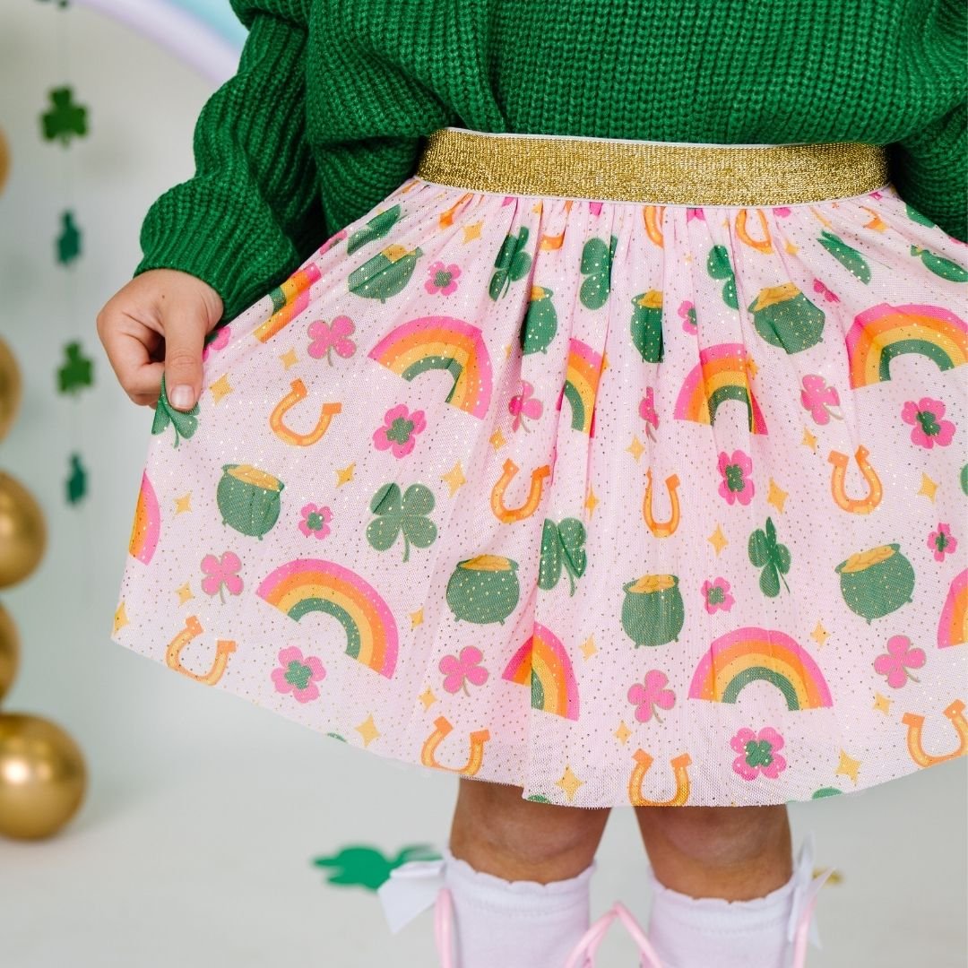 Sweet Wink LUCKY DOODLE St Patricks Day Tutu Skirt | HONEYPIEKIDS 
