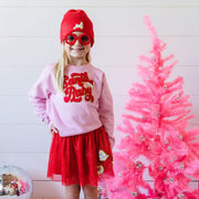 Sweet Wink SANTA BABY Patch Holiday Sweatshirt | HONEYPIEKIDS 